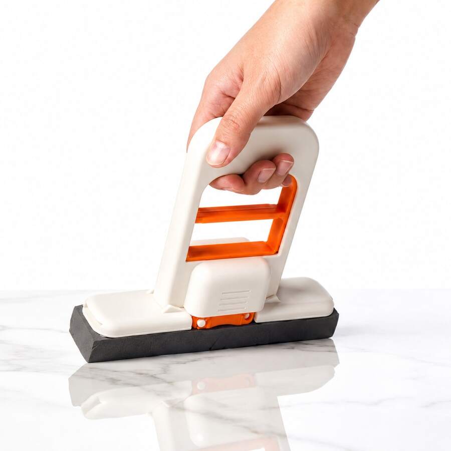 Mini Portable Mop With Sponge Head - White - View 1