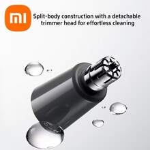 Xiaomi 小米 (MI) 小米家用男士电动鼻毛修剪器，可充电，防水，手动清洁鼻腔和修剪鼻毛。小米鼻毛修剪器，内置 180mAh 电池（可充电版），蓝灰色。 - 藍顏灰 - 查看 3