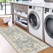1 buah Karpet Panjang Bohemian Biru Muda, Karpet Dekoratif, Dekorasi Kamar Tidur, Alas Lantai, Karpet, Dekorasi Rumah, Karpet Ruang Tamu, Karpet Ruang Tamu Kecil, Karpet Kamar Tidur, Dekorasi Rumah Ruang Tamu, Karpet Luar Ruangan, Karpet yang Dapat Dicuci - Beraneka warna - View 4