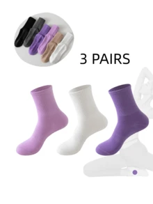 1/3/5 Pairs Yoga Pilates Non-Slip Socks, Suitable For Yoga, Pilates And Various Sports, Grip Socks, Fitness Non-Slip Socks - Multicolor - View 11