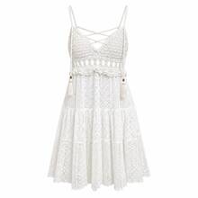 Women Short Dresses - White - View 6
