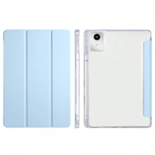 Tab M11 Tablet Protective Case With Pen Slot, Matte Frosted Back Cover, DIY-Friendly, Tri-Fold Tablet Protective Case, Airbag Anti-Fall And Shock-Proof, Fashionable PU Leather, Tablet Protective Shell - Airbag Protection - View 13