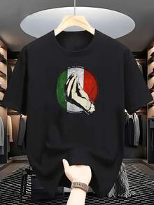 Camisetas estampadas, tops modernos y versátiles, camisas de mujer, de alta calidad, camisas de mujer. - Negro - Ver 1