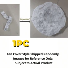 Capa protetora multifuncional de PVC contra poeira, à prova d'água para todas as estações, adequada para ventiladores, eletrodomésticos e vasos de plantas externos. Design minimalista com borda de lótus. Essencial para casa e escritório, praia, formatura, festa de formatura, viagens, trilhas, camping, ferramentas portáteis, itens essenciais para o verão. - Cobertura total - Ver 14