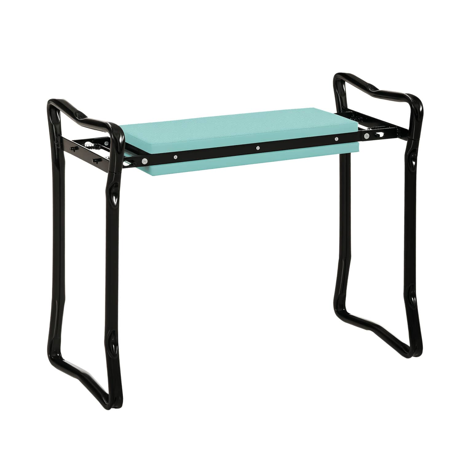 Green Garden Kneeler And Seat- Padded, Foldable Stool With Gardening Knee Pads For Comfortable Planting - B - View 1