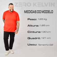 Men's Plus Size Polo Shirt Zero Kelvin Premium Piqué Elastane, Non-Cutting, Comfortable And Perfect Fit, Breathable, Elegant Casual Style, Large Sizes G1 G2 G3 G4 G5 - 紅色 - 查看 7