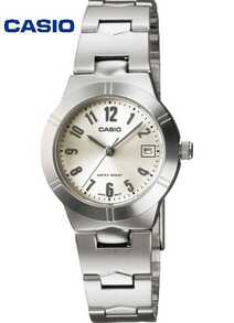 Đồng hồ nữ Casio, mặt số hồng 33mm, dây đeo thép không gỉ, chống nước 50M, đồng hồ thể thao mô phỏng có chức năng lịch, khóa gập, mặt kính khoáng. - Một cỡ - Xem 8
