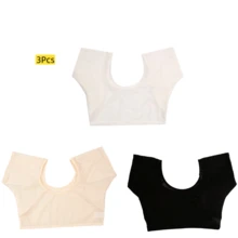 1/2/3件 S/M/L/XL 夏季吸汗背心，可水洗腋下吸汗墊，透氣防汗內襯，適合女性，適用於腋下和肩膀，快乾，適合旅行、運動、戶外活動、夏季穿著 - A - 查看 24
