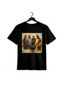 The real gang meeetup in heaven T-Shirt Sweatshirt - Negro - Ver 1