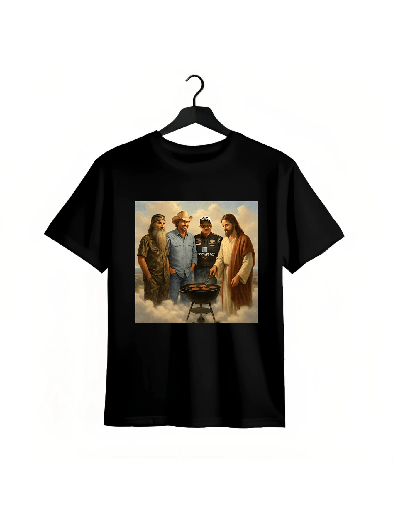 The real gang meeetup in heaven T-Shirt Sweatshirt - Negro - Ver 1
