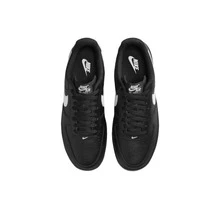 Nike Men's Air Force 1 '07 Sneaker - Black and White - View 5