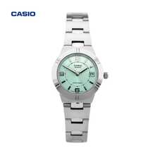 Đồng hồ nữ Casio, mặt số hồng 33mm, dây đeo thép không gỉ, chống nước 50M, đồng hồ thể thao mô phỏng có chức năng lịch, khóa gập, mặt kính khoáng. - Một cỡ - Xem 9
