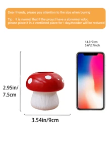 1 Set de Macetas con Forma de Seta, Adecuadas para Decoración de Escritorio, Decoración del Hogar y Uso al Aire Libre. Crea una Atmósfera Rústica, Excelente Regalo para Fiestas - A - Ver 9