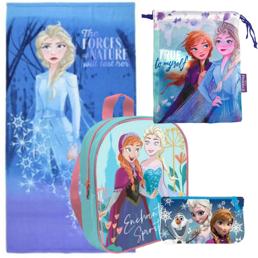 Cerdá Lote Frozen Mochila, Saquito, Toalla y Portatodo Producto Oficial ✔Entrega 24/48h en España ( Peninsula ) Bolsos HF - A - Ver 1