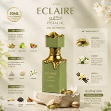 Lattafa Perfume Eclaire Pistache 50ml, Presente de Páscoa, Presente de Aniversário, Conjunto de Presente - Quente & picante - Ver 3