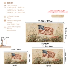 1pc Vintage Style Wall Art Poster, July 4th Art Print, American Flag Painting Print, Independence Day Art, American Decor, Independence Day Wall Art, Framed Or Unframed, Room Decor, Home Decor, College Dorm Apartment Decor, Hotel, Home, Living Room, Bedroom, Bathroom And Office Wall Decor Gift - A - View 7