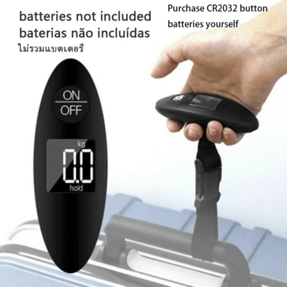 40kg/100g LCD Digital Electronic Luggage Scale, Portable Handheld Suitcase Scale With Handle, Travel Bag Weight Hook Scale, Weight Scale, Luggage Scale, Digital Scale, Travel Household Outdoor Gift, Kitchen Travel Accessory, Student Graduation Back To School Supply, Holiday Travel Weight Scale, Handheld Suitcase Scale, Luggage Digital Scale, Perfect For Travel Household
