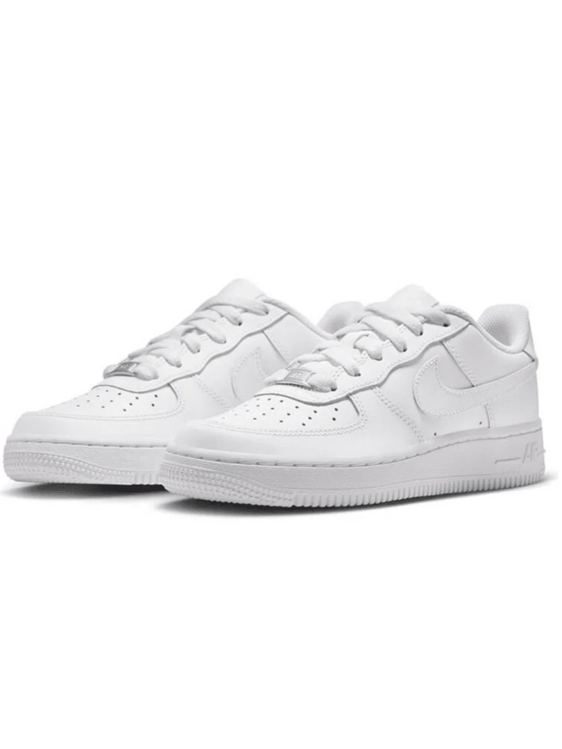 Nike Air Force 1 低帮运动鞋,纯白色,DH2920-111 - 白色 - 查看 1