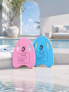 OBOVAY Ván tập bơi 2/1 cái có tay cầm, ván tập bơi hình chữ U bằng xốp EVA có độ nổi cao, dụng cụ hỗ trợ học bơi chống trượt cho người mới bắt đầu và tất cả người bơi, phao tập bơi, đồ dùng cần thiết cho bãi biển, phụ kiện bãi biển - nhiều màu - Xem 2