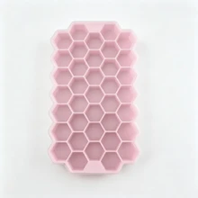 1 khay làm đá hình tổ ong, khuôn silicon phủ, hộp làm đá sáng tạo hình tổ ong. - Nhiều màu - Xem 10