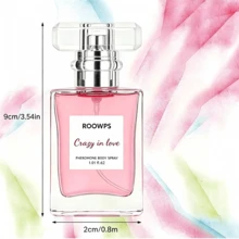 For Women | Gourmand Perfume With Strawberry, Marshmallow & Cocoa Notes | Sweet Fluffy Addictive Aroma | Long Lasting Dessert Scent Perfume Spray, 50ml Fashion Girl Portable Fragrance - 玫紅色 - 查看 6