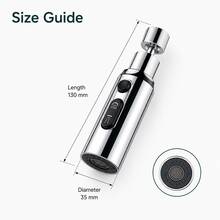 银色全铜防溅水龙头延长器：多功能可旋转水龙头适配器，适用于厨房水槽、浴室盥洗台，节水防溅装置 - B - 查看 6