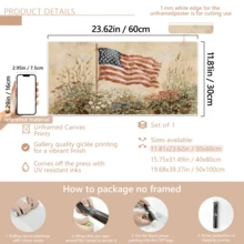 1pc Vintage Style Wall Art Poster, July 4th Art Print, American Flag Painting Print, Independence Day Art, American Decor, Independence Day Wall Art, Framed Or Unframed, Room Decor, Home Decor, College Dorm Apartment Decor, Hotel, Home, Living Room, Bedroom, Bathroom And Office Wall Decor Gift - A - View 15