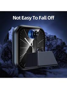 3pcs Bubble-Free Screen Protector, Birthday Gift For Family And Friends, Watch Screen Protector, Watch Protective Case, Watch Accessories, Waterproof, Shockproof, Anti-Drop, Anti-Fingerprint, Full Coverage, Anti-Scratch - Clear - View 4