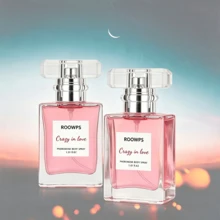 For Women | Gourmand Perfume With Strawberry, Marshmallow & Cocoa Notes | Sweet Fluffy Addictive Aroma | Long Lasting Dessert Scent Perfume Spray, 50ml Fashion Girl Portable Fragrance - 玫紅色 - 查看 9