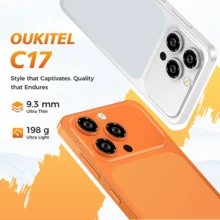 OUKITEL C17 Android 16 解鎖手機 2026-12GB+32GB/16GB+64GB/16GB+128GB, 6.52'' 水滴螢幕, 5000mAh 電池智慧型手機, 13MP+5MP 相機, 八核心, 3.5mm 耳機孔 /GPS - 橘色 - 查看 6