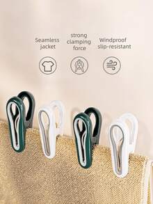 36 chiếc kẹp nhỏ/kẹp quần áo bằng nhựa/kẹp treo đa năng/kẹp ảnh/kẹp quần áo chắc chắn, chống gió dùng trong gia đình - Nhiều màu - Xem 3