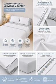 Sheet Sets With Pillowcases - 灰色 - 查看 4