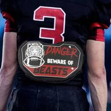 1pc Professional Football Match Training Waist Protection American Football Back Armor Accessory Sports Protection Football Back Pad - Multicolor - View 4
