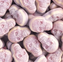 VIDAL rellenolas gran surtidos de modelos para elegir bandeja de 795g Sabor variados Sin gluten Sin grasa Vidal sabor Original garantizada - Calaveras Rellenas - Ver 1