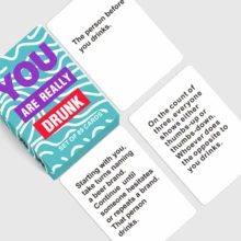 BINDOVE 1 Box Adult Drinking Card Game, Social Party Gathering Drinking Cards, Fun Teasing Tabletop Game Entertainment Cards For Friends And Family Gatherings, Suitable For Game Night, Bar, Bachelor Party, Birthday, Thanksgiving, Christmas, Halloween And Other Holiday Gifts - Multicolor - View 8