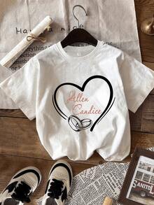 Camiseta personalizada para anillo de boda, camiseta para despedida de soltera, regalo nupcial, camiseta para el equipo de la novia, camiseta para la fiesta de bodas, camiseta personalizada para despedida de soltera, camiseta de boda con forma de corazón 100% algodón. - Blanco - Ver 7