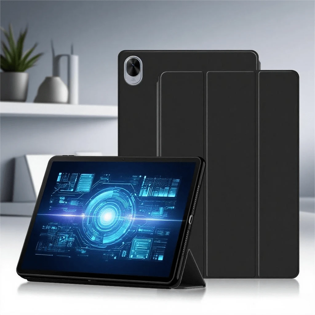 TenYide 1 chiếc ốp bảo vệ máy tính bảng bằng silicon có thể gập lại, chống rơi vỡ, chân đế gập đa góc, tương thích với iPad, Galaxy Tab, MatePad, Honor Pad và các dòng máy tính bảng khác.