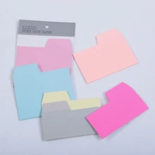 90 hojas de notas adhesivas de índice de 6 colores, marcadores de página codificados por colores, etiquetas autoadhesivas para anotaciones en libros, pegatinas para planificador escribibles, adecuadas para la escuela, la oficina, la lectura, útiles escolares - Unitalla - Ver 7