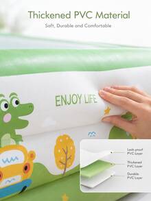 1pc Large Adult Family Inflatable Swimming Pool, Durable PVC Ground Inflatable Pool, Spacious Leisure Design, Easy Installation Portable Paddling Pool, Suitable For Backyard Garden Patio Lawn, Outdoor Summer Cooling, Water Games, Pool Party, Holiday Gift - A - View 7