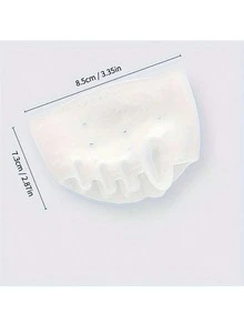 2pcs Silicone Forefoot Pads With Ergonomic 5-Hole Honeycomb Design, Offering Excellent Shock Absorption, Breathability And Secure Fit. Aside From Daily Foot Care, It Can Also Serve As A Practical Accessory For Art, Weddings And Home Decor, Providing Comfortable Wear For Wedding Shoes, Formal Shoes And Home Matching. - Multicolor - View 10