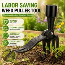 4-Prong Heavy Duty Manual Weeder - Labor-Saving Rust-Proof Aluminum Weeding Tool, Efficient Manual Puller Suitable For Gardening And Yard Maintenance - 1 Piece Cutter - View 3