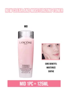 Lancôme 兰蔻舒缓保湿爽肤水，有400毫升、125毫升和50毫升旅行装可选，升级配方温和补水，深层滋养干燥肌肤，舒缓肌肤刺激和敏感，强化肌肤屏障，轻盈乳状质地快速吸收，适合日常使用、办公和旅行携带，是高端保湿舒缓护肤的理想之选。 - 蘭蔻清瀅保濕柔膚水 粉水 - 查看 13