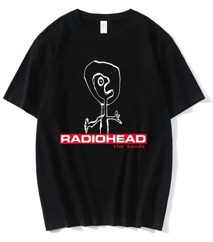 Unisex Pure Cotton T-Shirt For WomenGraphic-ShirtRadioheadSShirtMenVintageClassicTeesNorthAmericaRockBoyWomen'sTshirtT-ShirtsManHopStreetCasualTop,Unisex-Shirt,180gHeavyCottonShirt,NewYearPartyGifts,Fun,,OpaqueFabric,SuitableSpringValentine'sDay,AndMust-HaveGiftsStartOfSchoolSeason,FamilyMatchingOutfitsMenGraphicPrintShortSleeveTee,GoingOut,Friends,EmoSoftCotton,CasualDailyWear, Lightweight,BreathableFabric,CuteTrendy,PerfectForVacation, Blousesmoneymujer,Playerasdewoman - Đen 5 - Xem 1