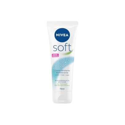 Nivea Soft Crema Idratante Multiuso per Viso Mani e Corpo 75 ml