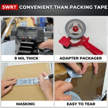 2pcs High Strength Duct Tape, High Viscosity Non-Tear, Hand Tear Residue-Free, Heat Resistant, Suitable For Pipe Repair, Sealing, Packaging, Carpet Anti-Slip, General Home & Industrial Use - 4cm*10M - View 10