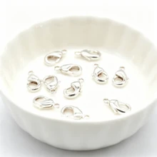500 pièces/set Connecteurs à homard plaqués or poli, fournitures pour la fabrication de bijoux, bracelets et colliers faits main - Kit à boucle unique - Voir 4