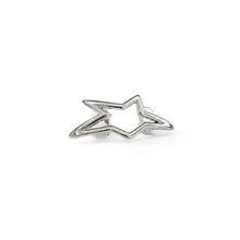 1 pezzo Unico accessorio di moda asimmetrico con decorazione a stella a cinque punte e doppio dente, adatto per feste, servizi fotografici, accessori scenici, regali per le vacanze - Multicolore - Visualizzare 6