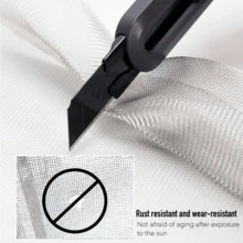 Fine Mesh Window Screen, Anti-Mosquito & Insect Proof, Invisible & Well-Ventilated - White - View 5