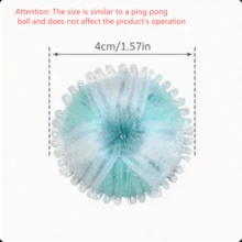 12 quả bóng giặt bằng nylon tái sử dụng, dùng để loại bỏ lông thú cưng, chống rối, thích hợp cho máy giặt lồng quay, loại bỏ lông hiệu quả khỏi quần áo, chăn ga gối đệm, đồ dùng phòng tắm và vật dụng vệ sinh. - Nhiều màu - Xem 11