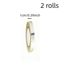 2pcs High Toughness Double-Sided Striped Fiber Tape, Strong & Tear-Resistant Transparent No-Trace Tape For Sealing, Packing, Heavy Duty Fixing, Appliance Repair, Crack Prevention, Multi-Purpose Industrial Tape - A-White - View 14